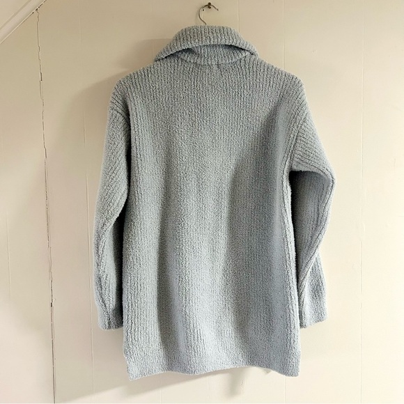 Barefoot Dreams CozyChic Half Zip Tunic in Ocean sz S - Picture 5 of 5